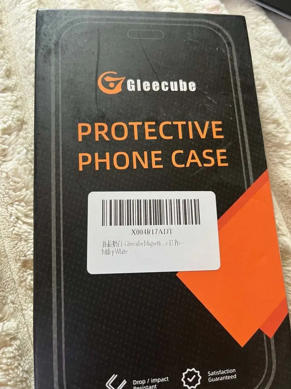 Magnetic Protective Phone Case for iPhone 17 Pro, Milky White